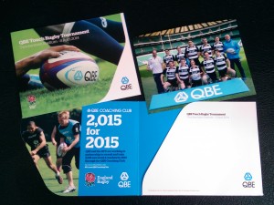 Sports photography for QBE Touch Rugby mount