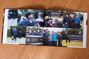 golf day photographs glossy book